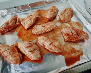 烤箱版&零失败㊙️小白也能做出外酥里嫩的奥尔良烤翅的做法 步骤3