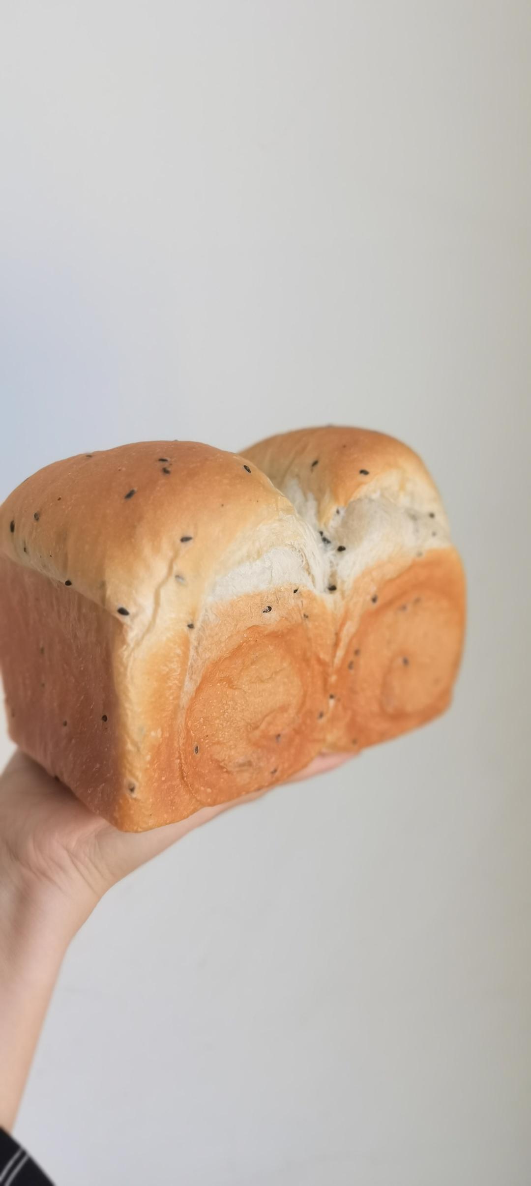 咸盐黑芝麻吐司