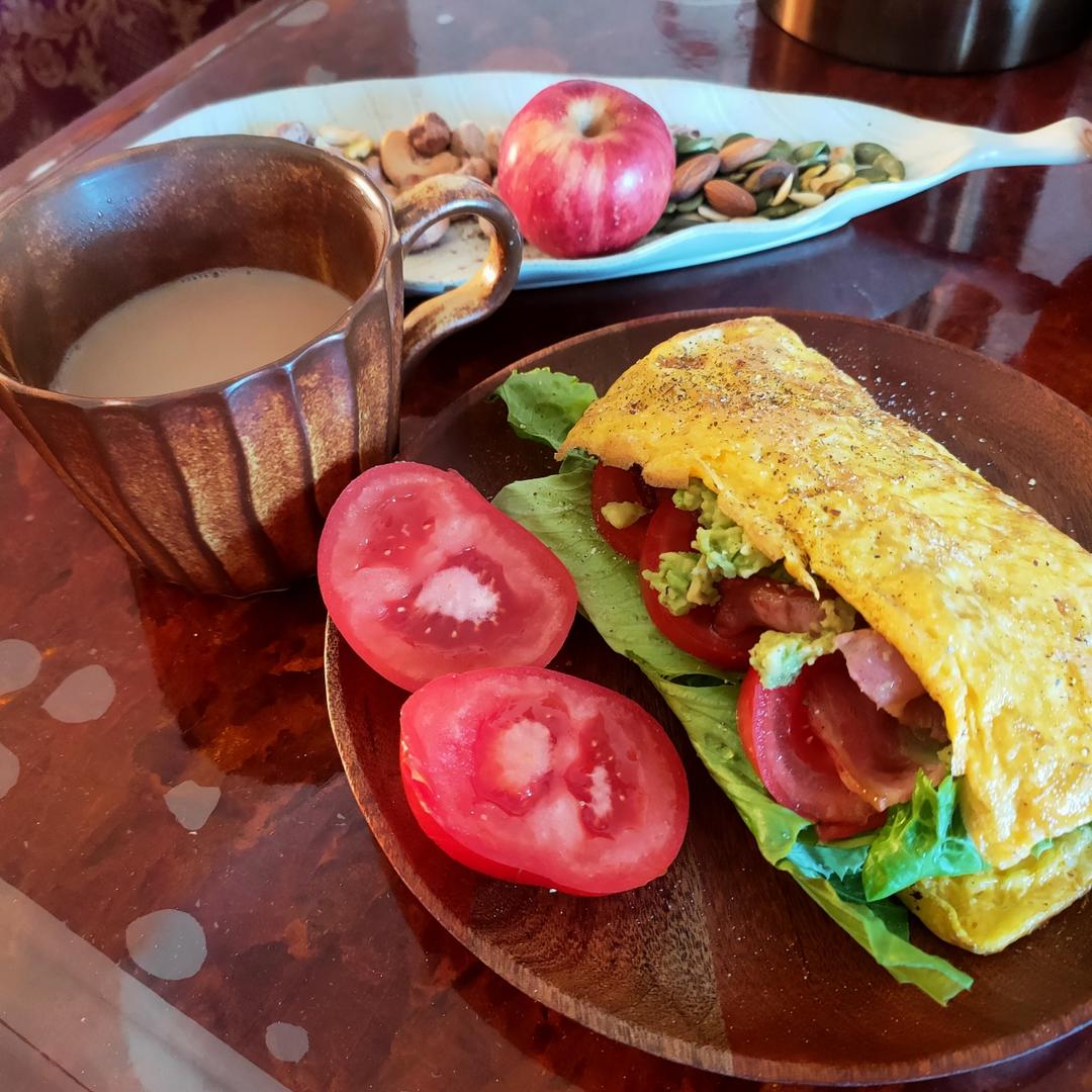 元气能量早餐｜培根牛油果芝士蛋饼🌮巨好吃