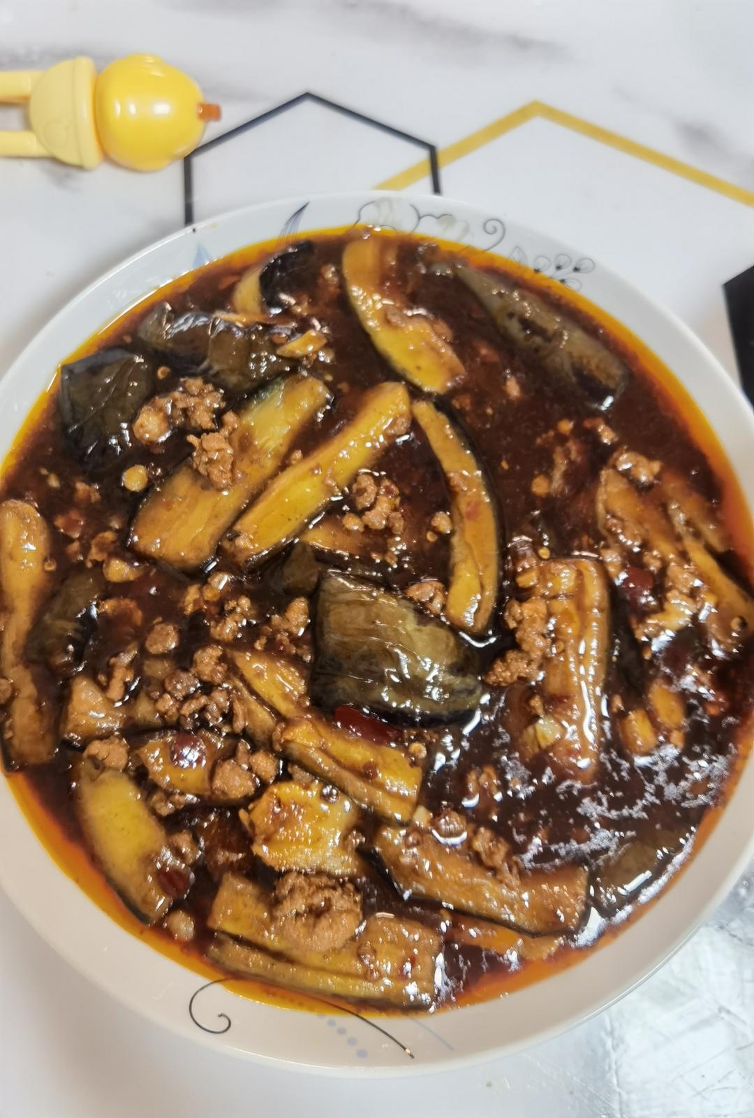 开胃下饭菜！巨简单的家常鱼香茄子煲