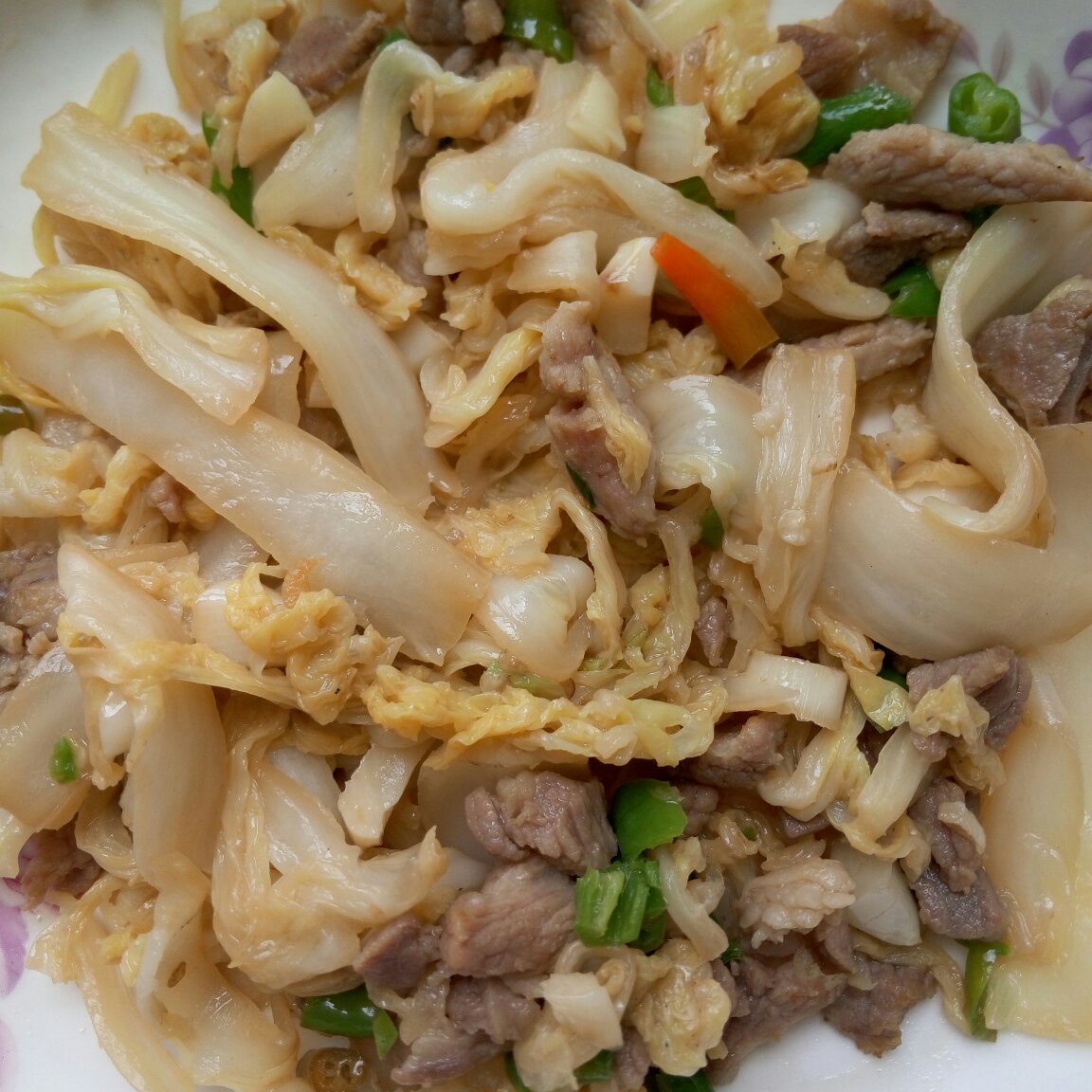 白菜烂糊肉丝