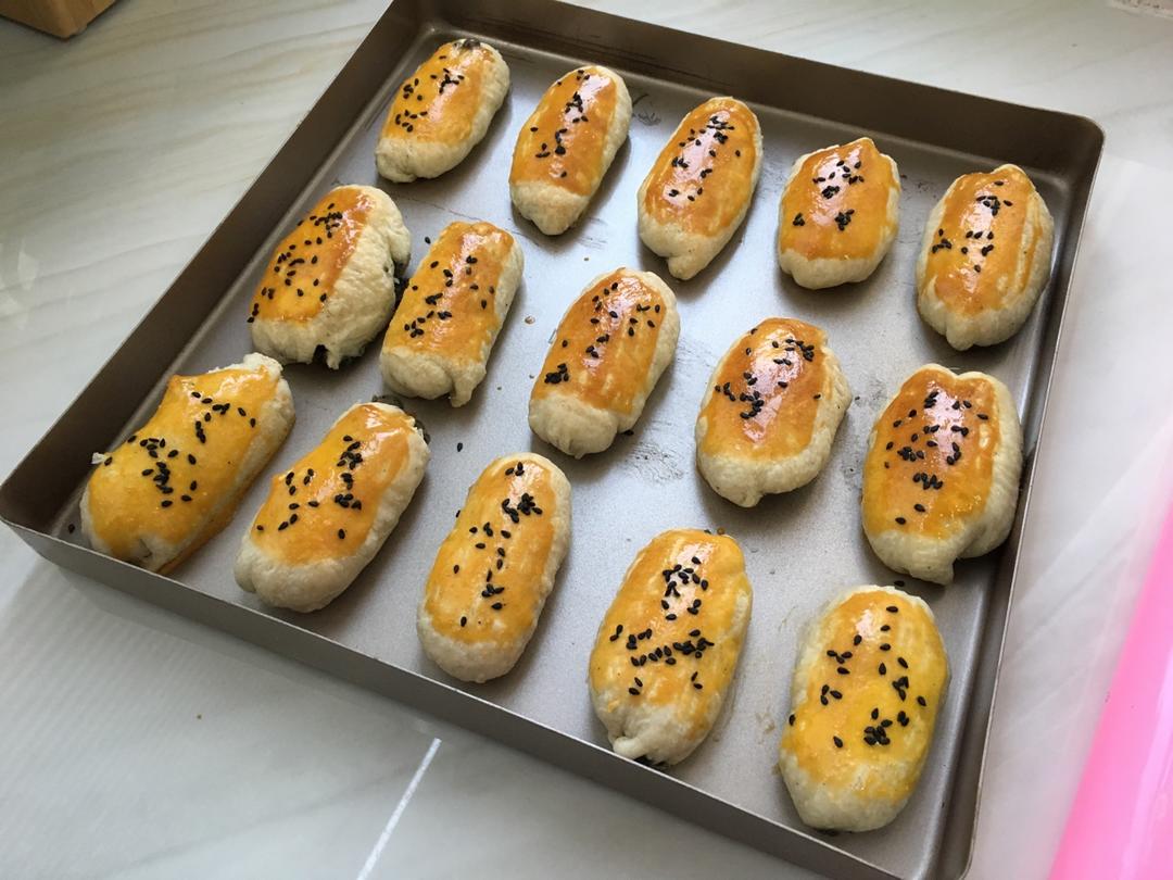 芝麻椒盐牛舌饼（北京小吃）