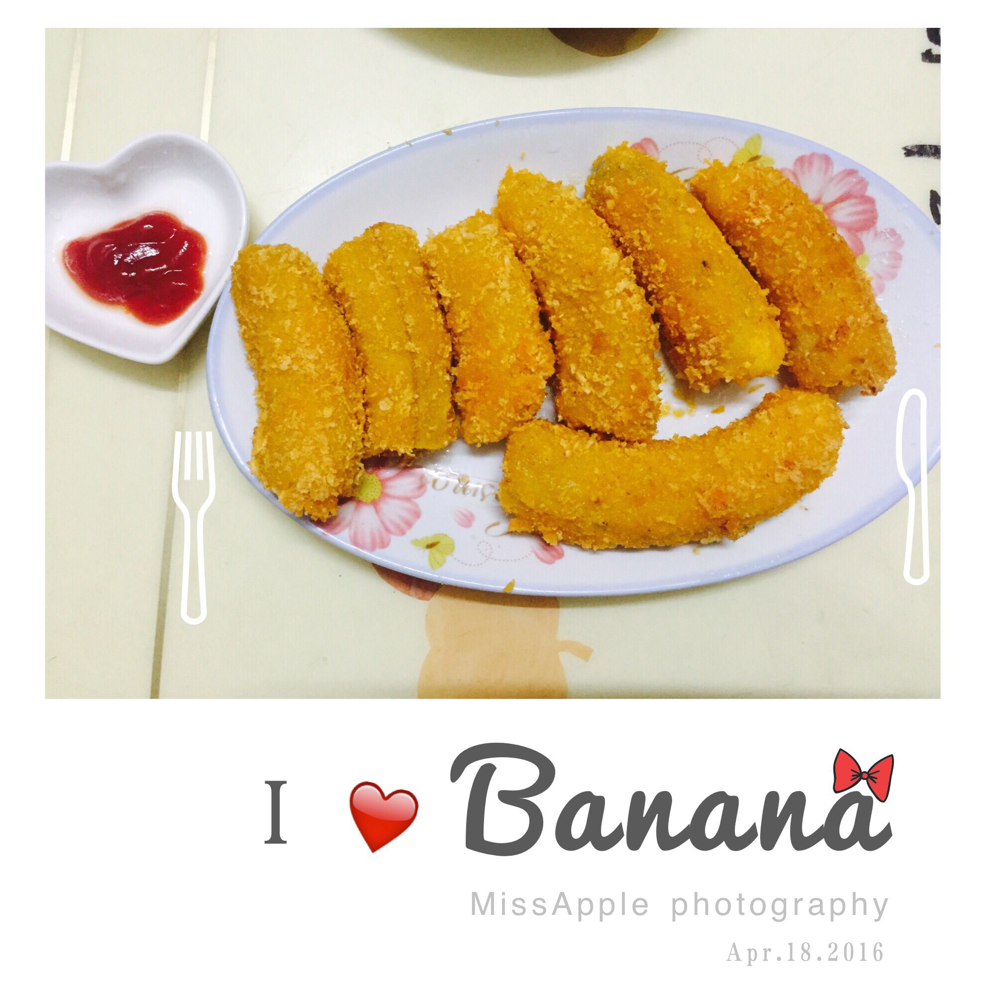 炸香蕉-简单快手