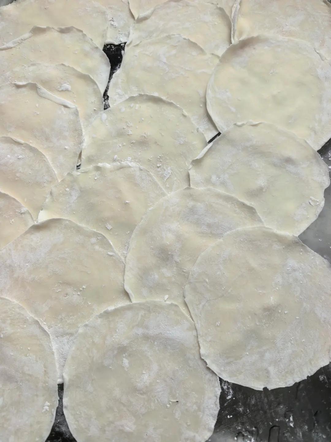 手工揉面三分钟，又韧又薄又好包的饺子皮