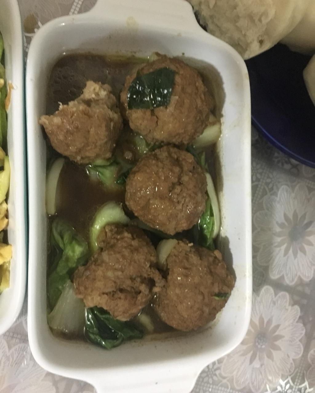 不用油炸的猪肉莲藕丸子