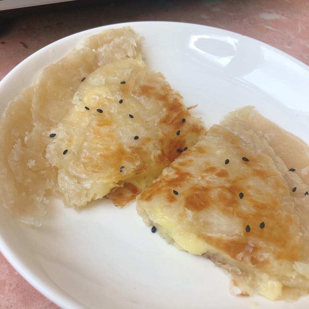 榴莲芝士手抓饼