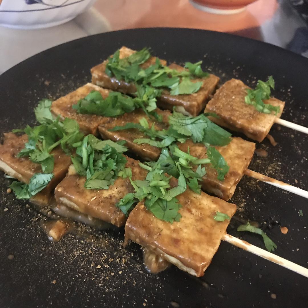 香煎豆腐串（空气炸锅版）