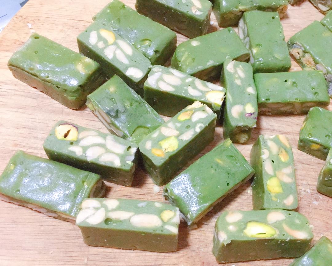 抹茶牛轧糖(棉花糖版)