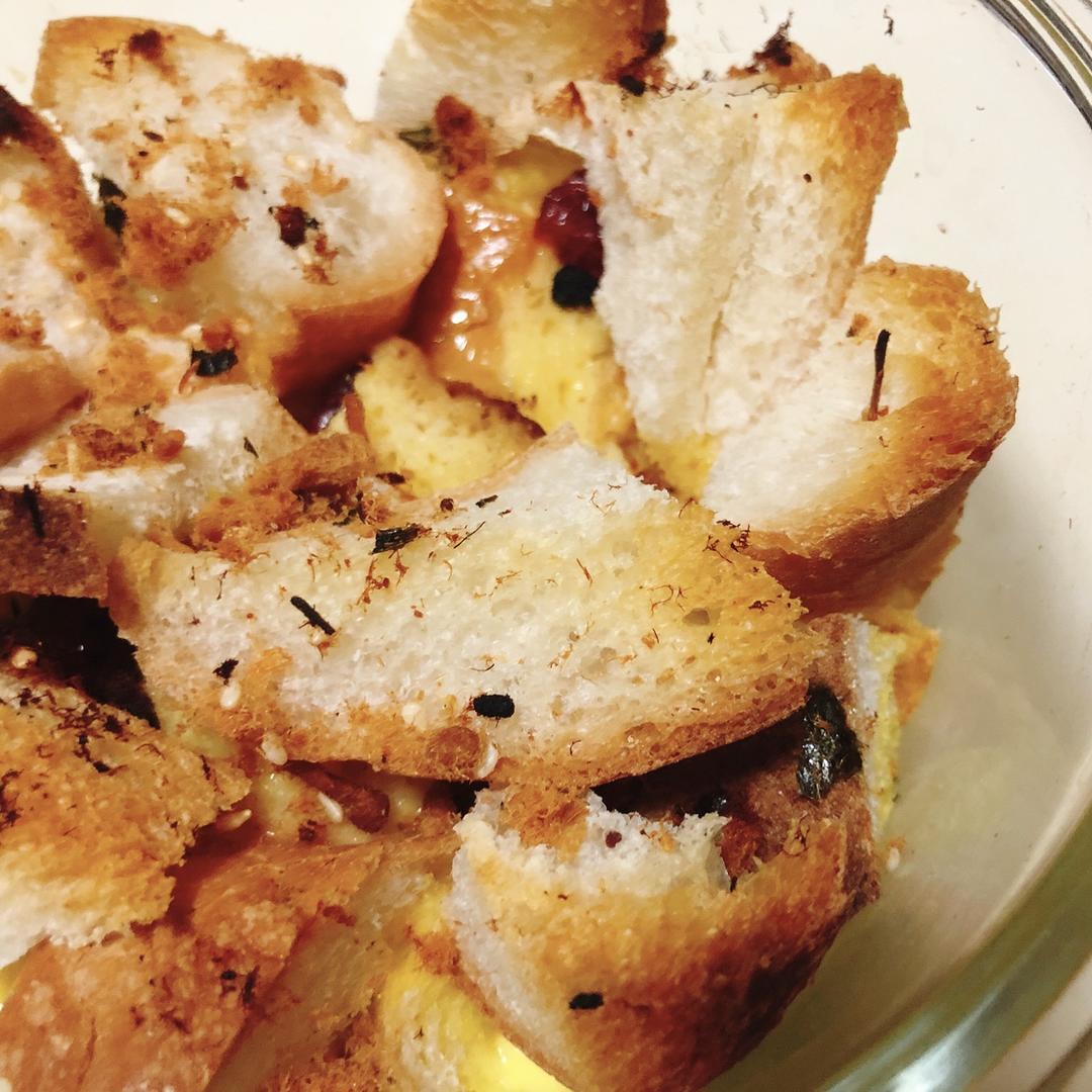 硬法棍的救星，，蛋奶法棍布丁