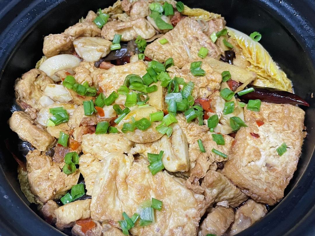 砂锅豆腐煲