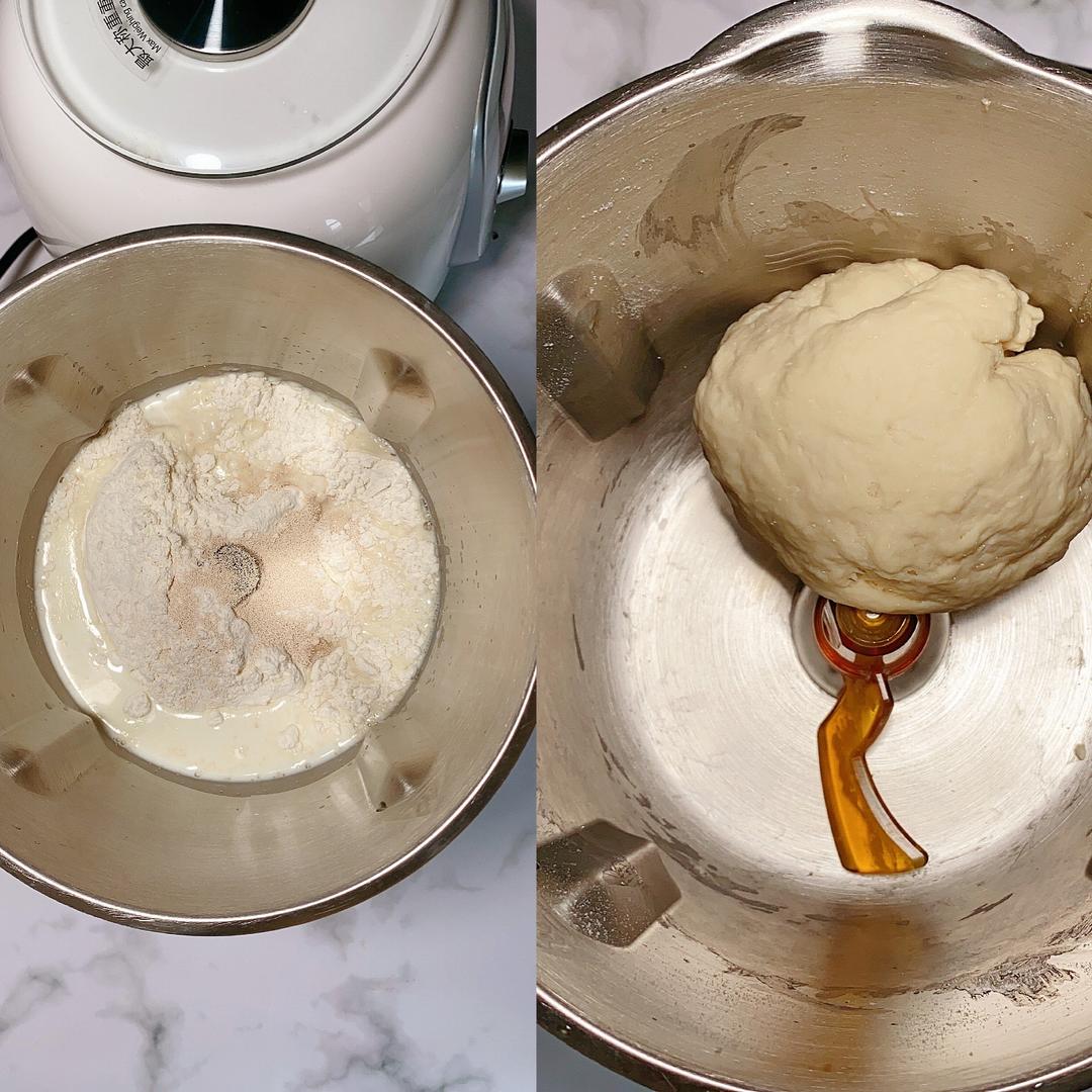 纯奶手撕吐司的做法 步骤1