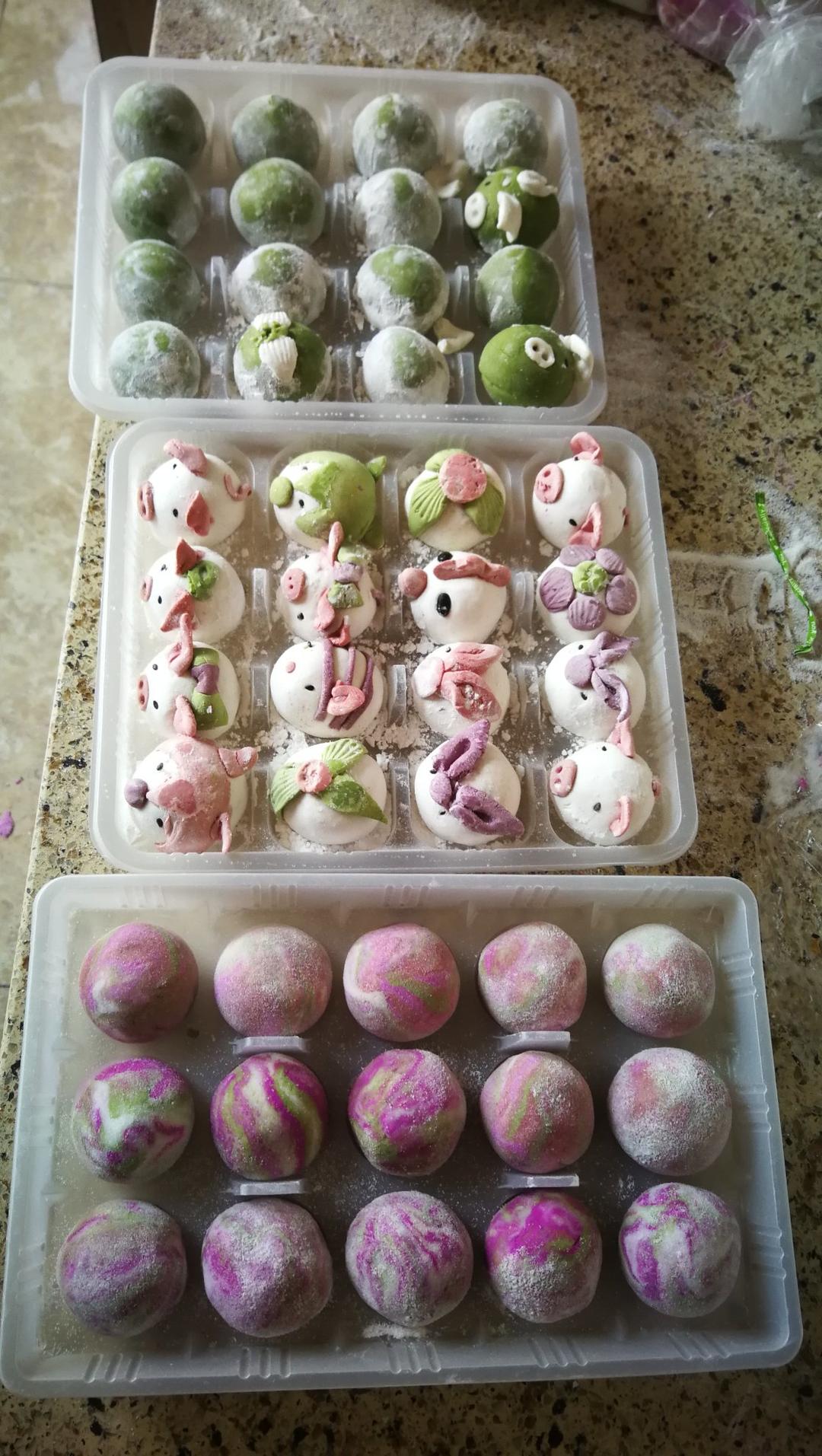 花生黑芝麻汤圆