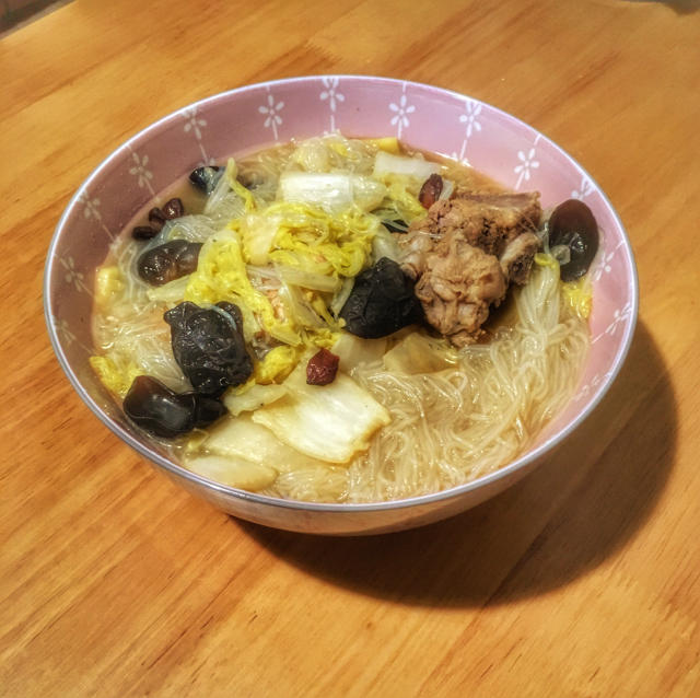 小白菜炖排骨