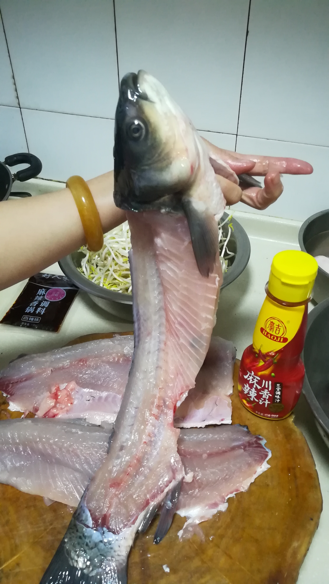 家常水煮鱼的做法 步骤2