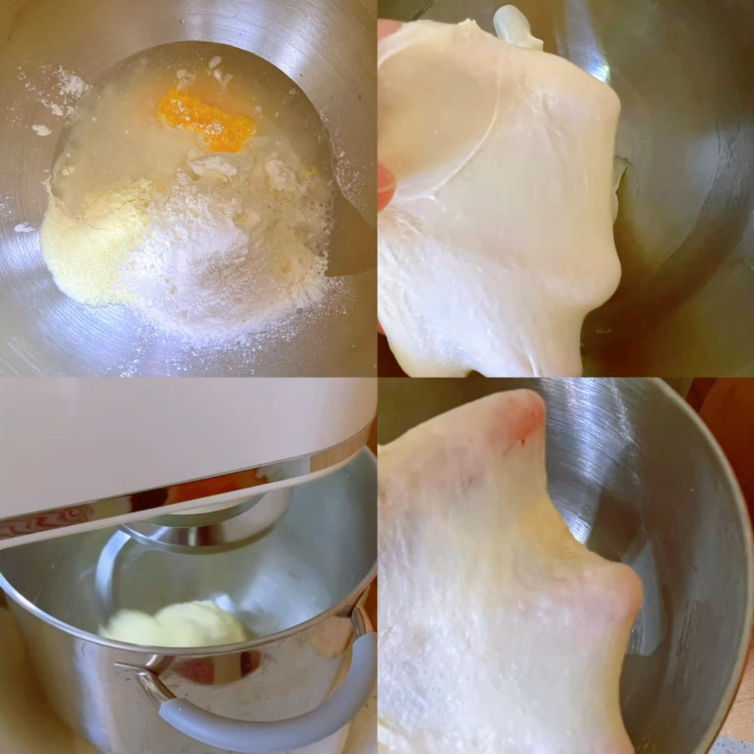 纯奶手撕吐司的做法 步骤1