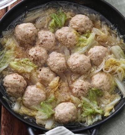 猪肉丸炖白菜