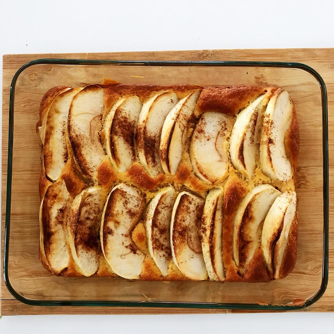 无油红糖苹果蛋糕丨健康·烘焙