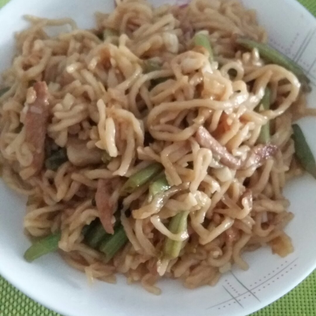 豆角焖面条