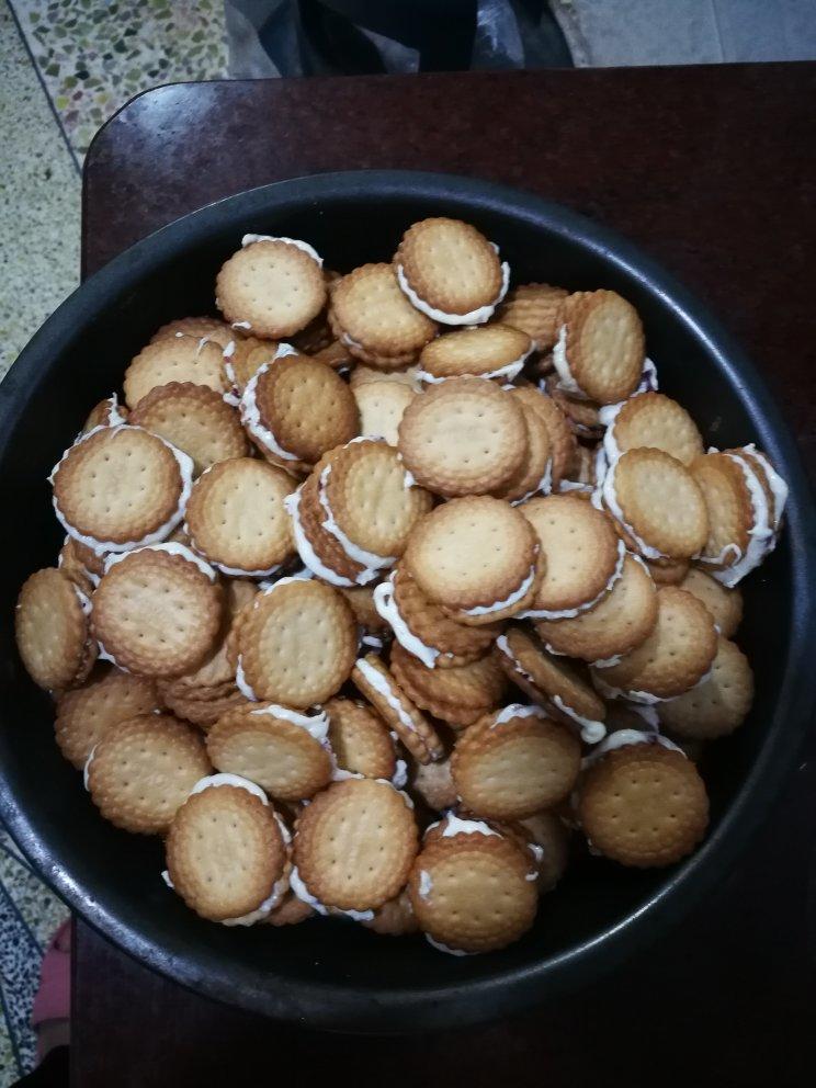 海盐蔓越莓牛扎小饼干@夹心饼干@蔓越莓纽扣饼干