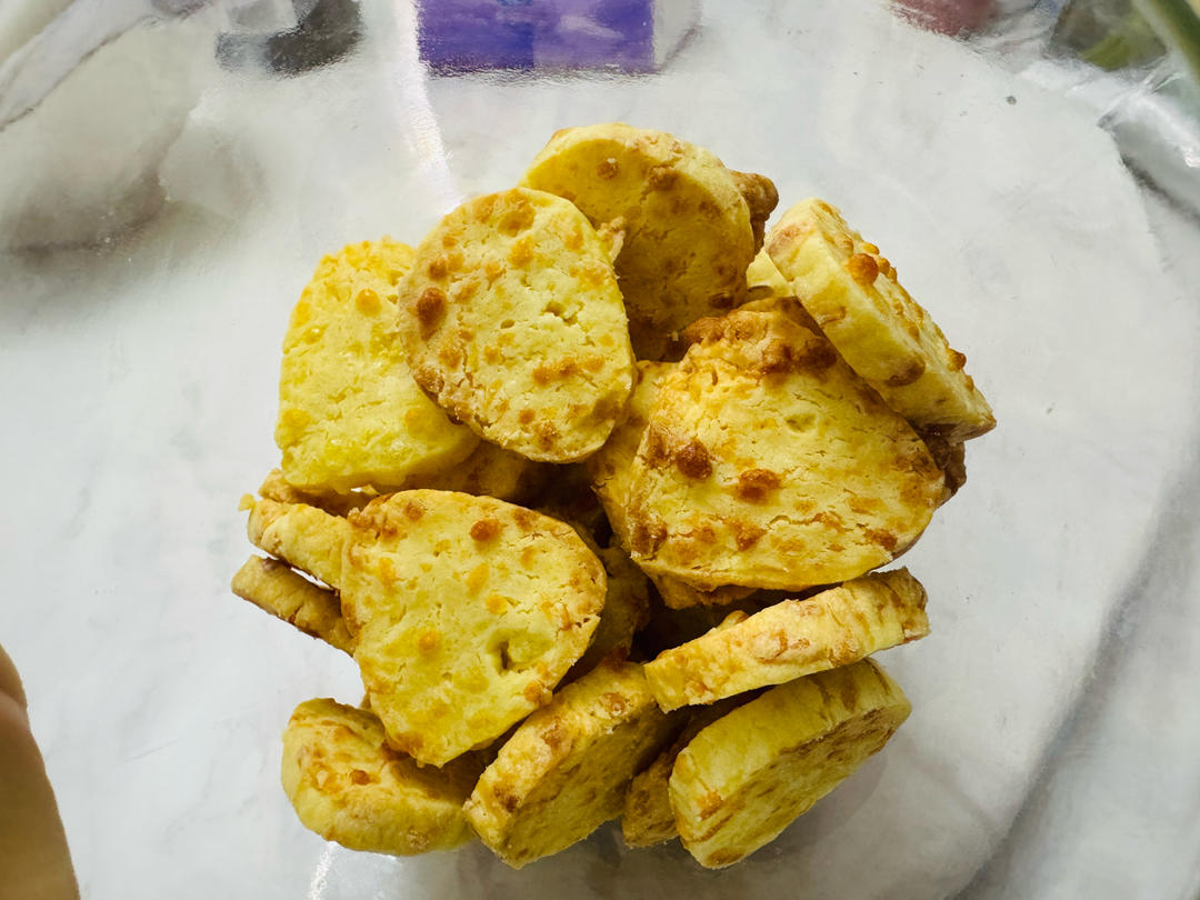 免打发❗️零失败❗️黄金芝士咸味饼干❗️