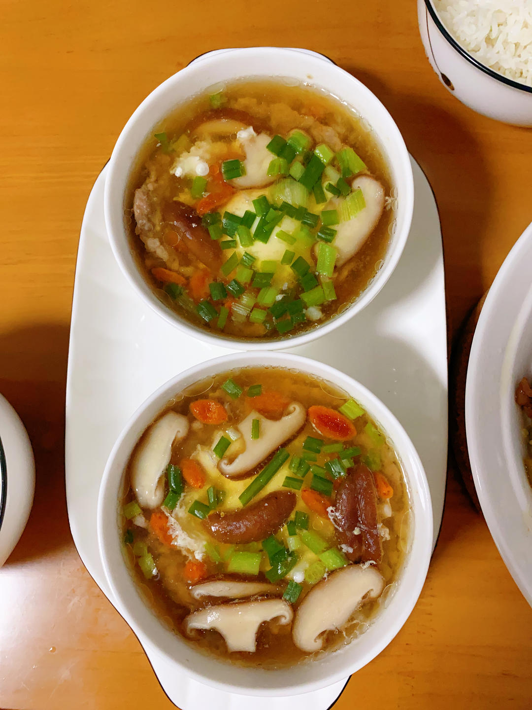 鲜掉眉毛「肉沫鸡蛋汤」😍😍😍