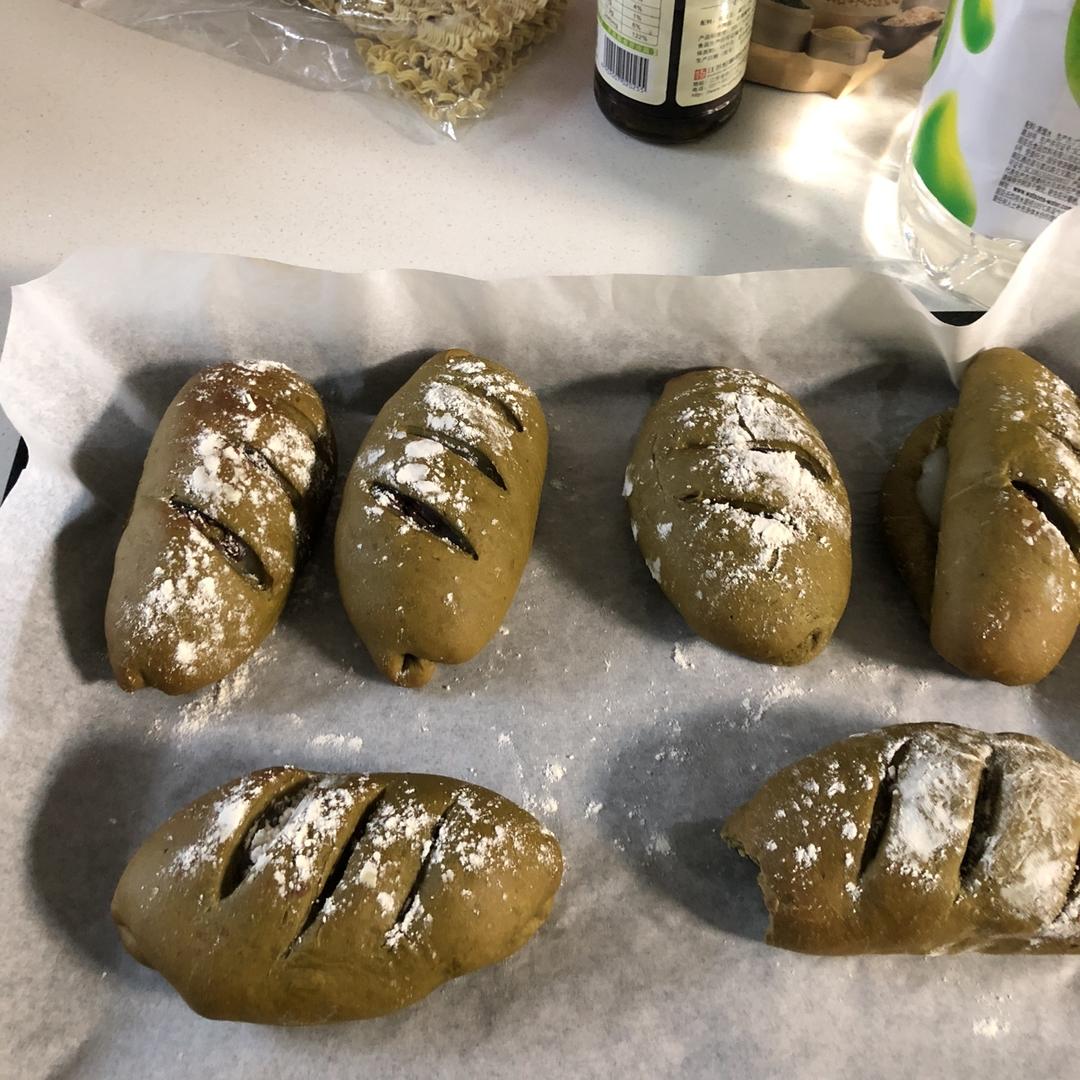 麻薯抹茶面包