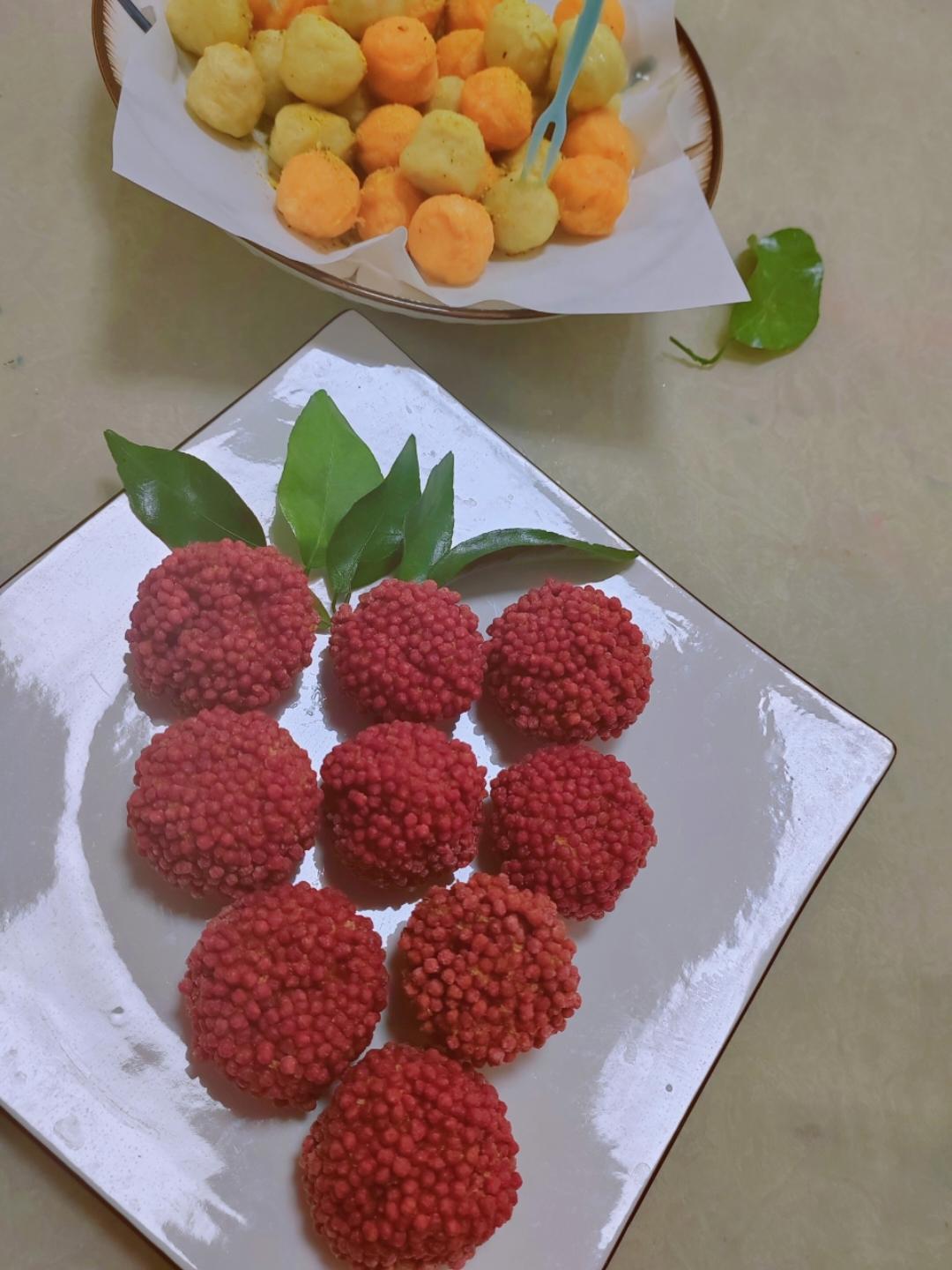 荔枝虾球~大宇沙漏空气炸锅