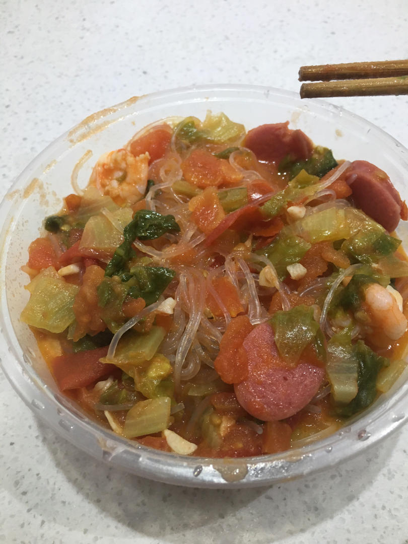 煮泡面的时间拿来煮一个好吃不发胖的面不好吗？