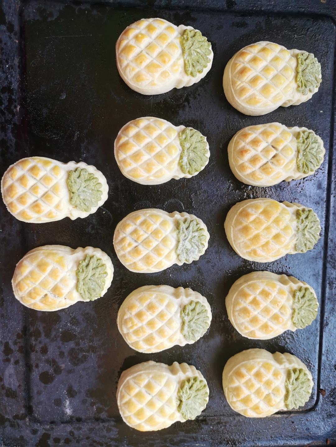 凤梨酥饼➕酸甜可口的纯凤梨馅