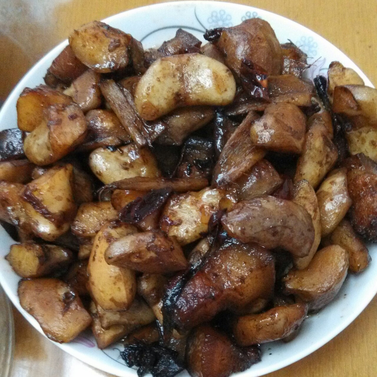 菱角焖五花肉