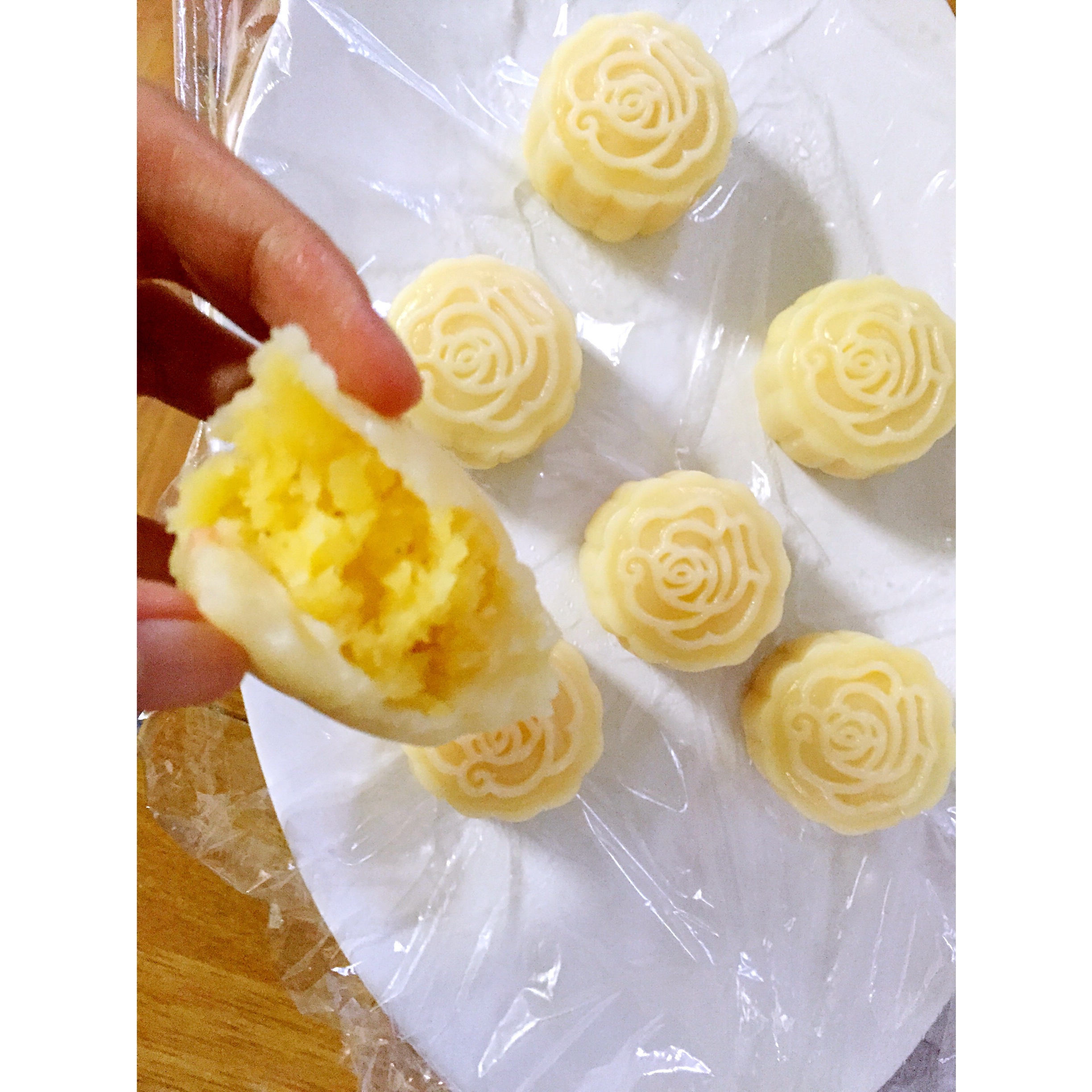 奶黄馅儿和奶黄包