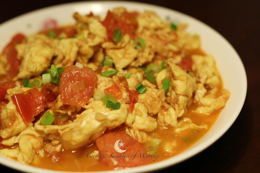 赛螃蟹炒番茄【The national Chinese food】
