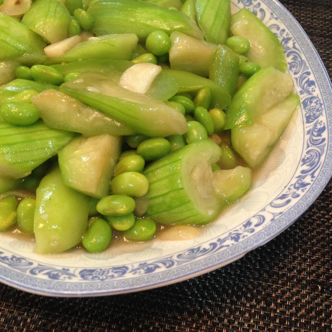 【丝瓜毛豆图片】大头亘_下厨房