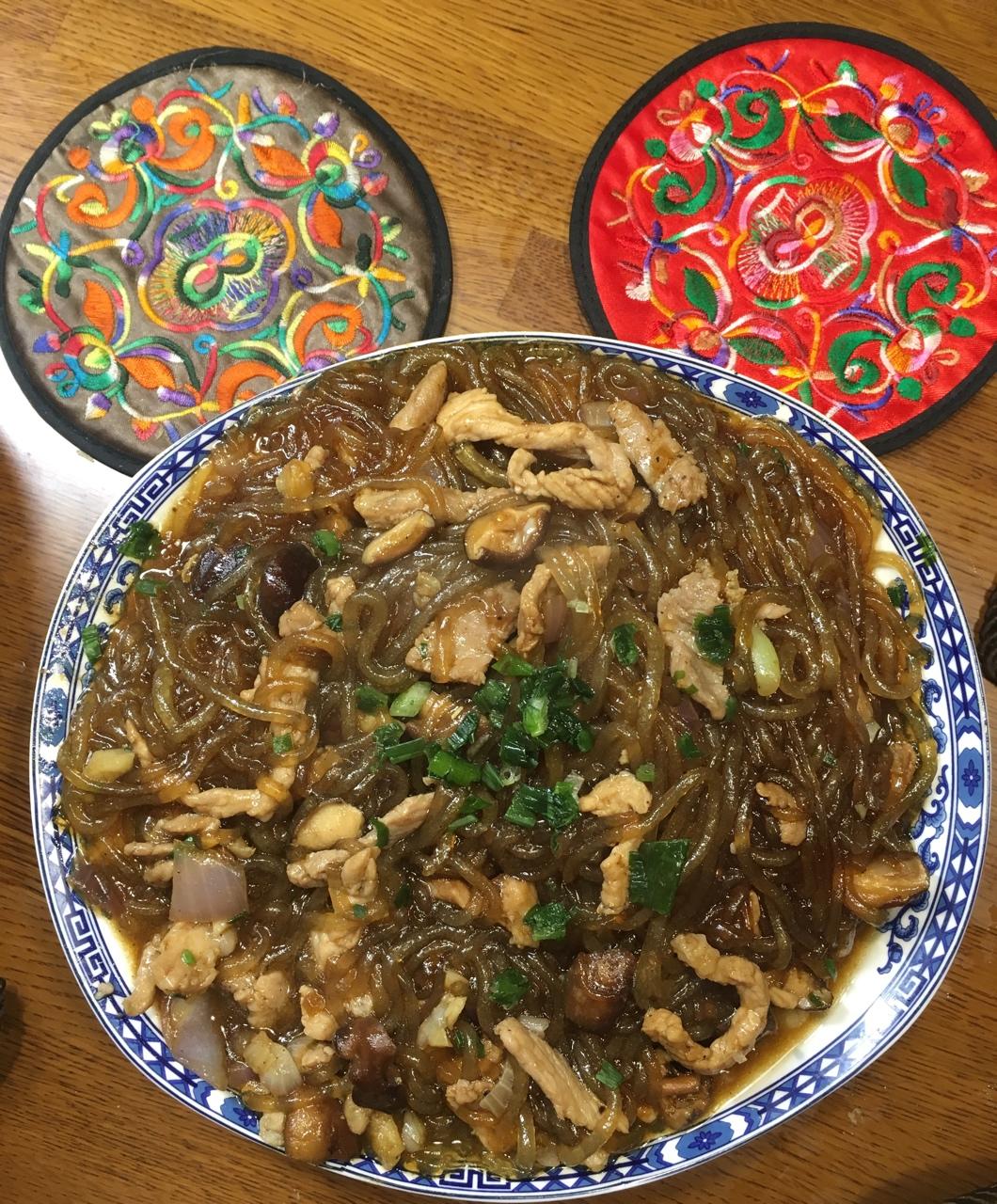 肉末炒粉丝