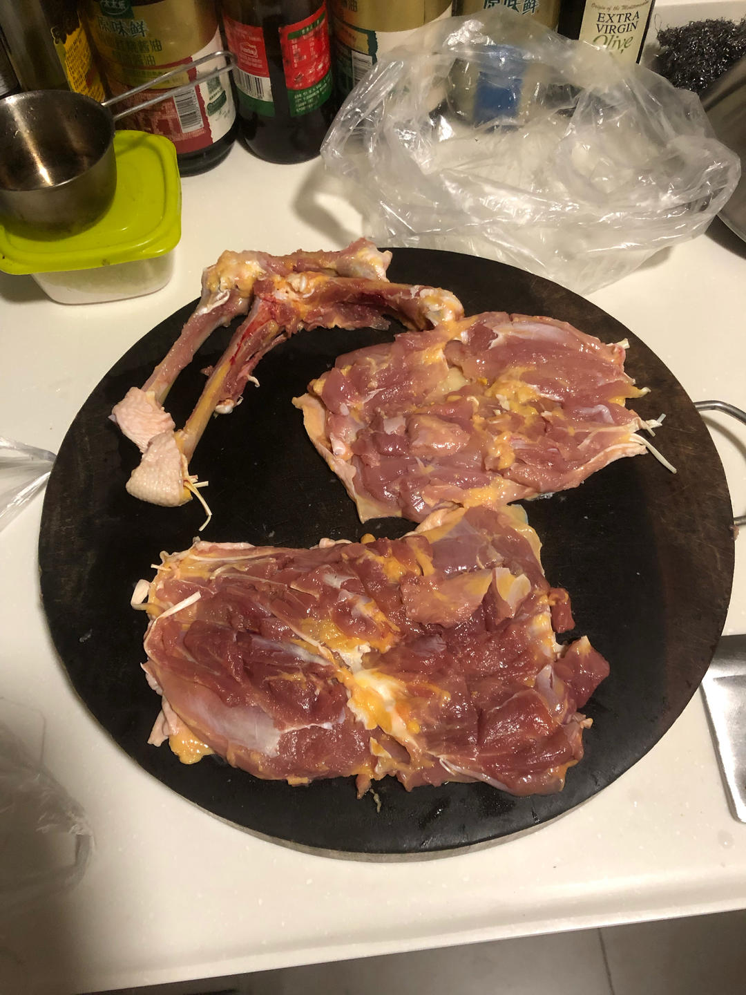 鸡腿豆皮卷【5-6月北鼎烤箱食谱】