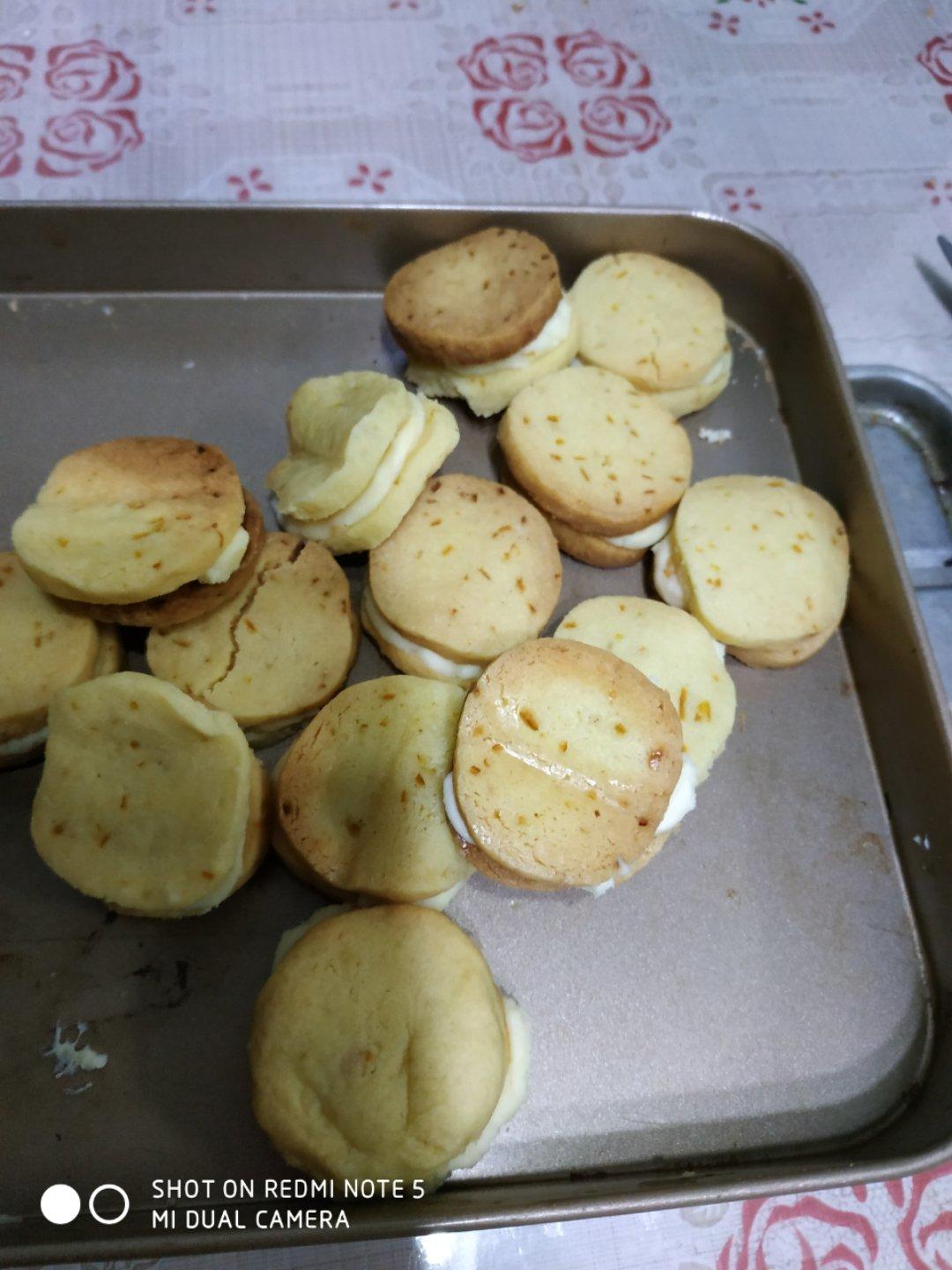香橙乳酪夹心饼干