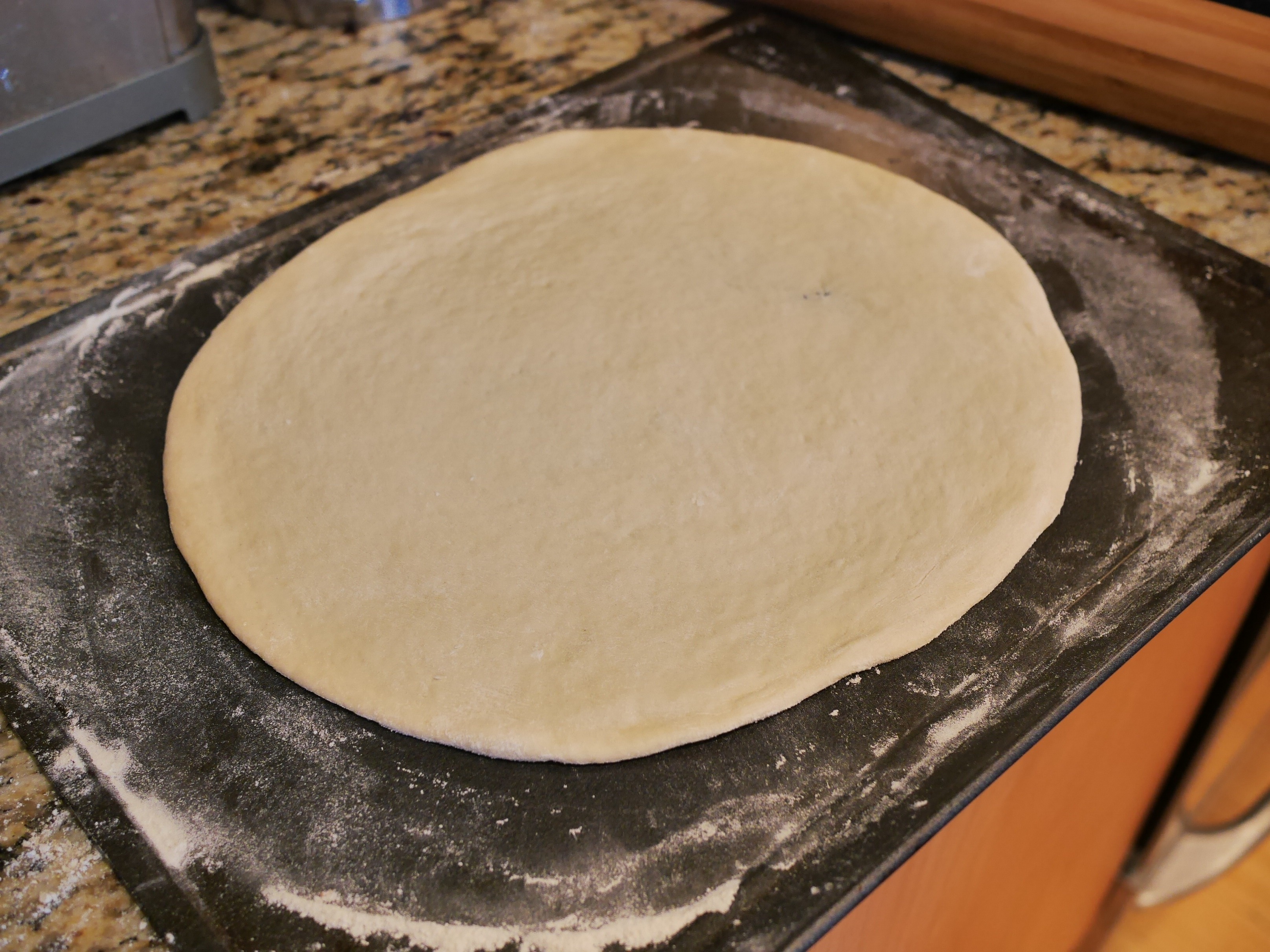 超详细步骤图家庭自制手工披萨Pizza（从面团开始做起）的做法 步骤10