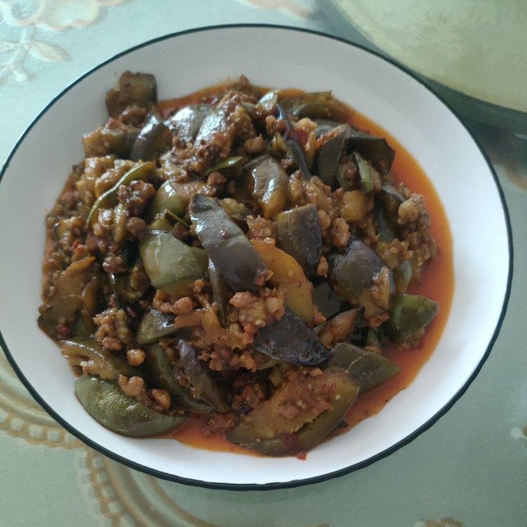 极简家常肉末茄子，不腌不蒸不过油