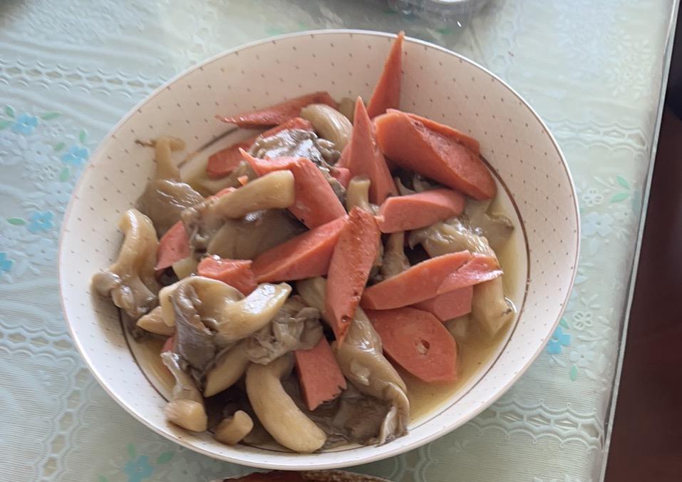平菇火腿