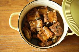 北鼎焖炖锅食谱｜葱烧排骨的做法 步骤19