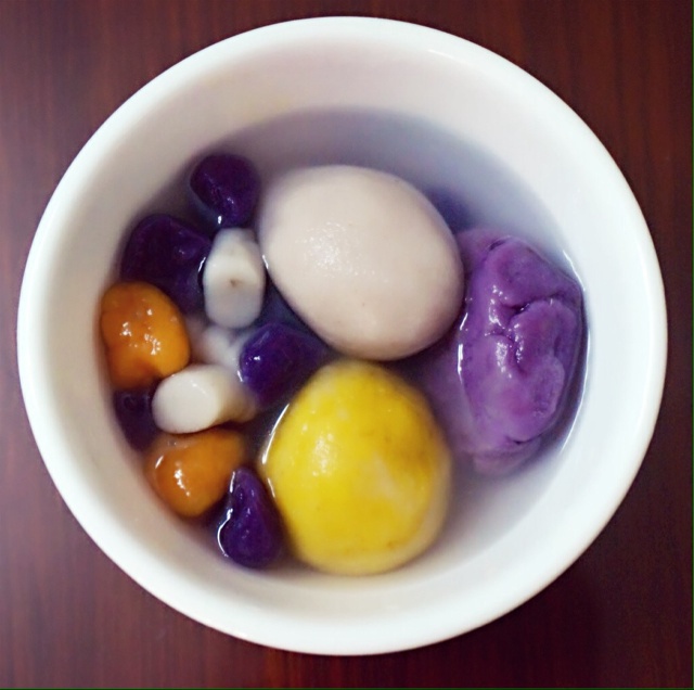 五彩汤圆