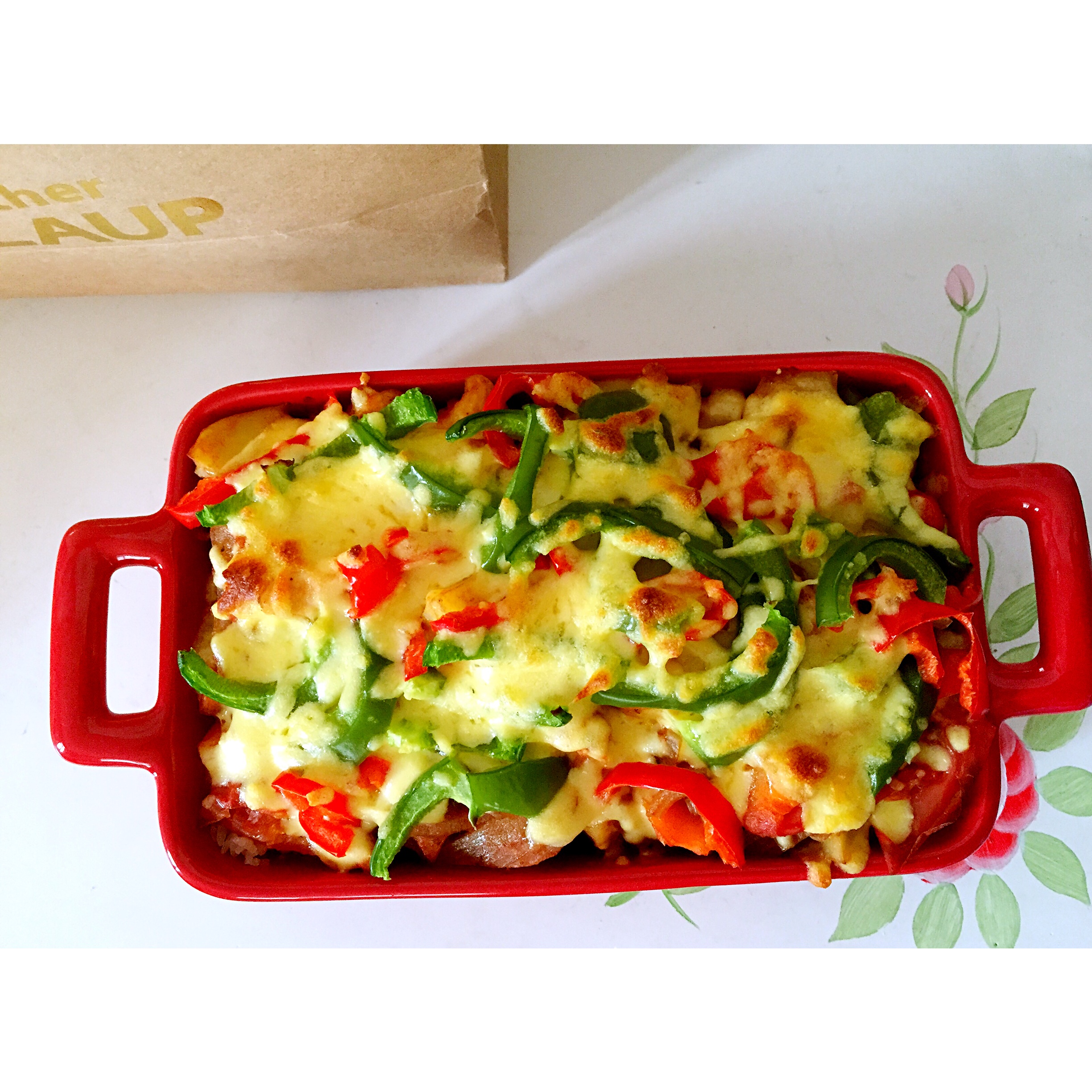 番茄鸡肉浓情焗饭【两人份】