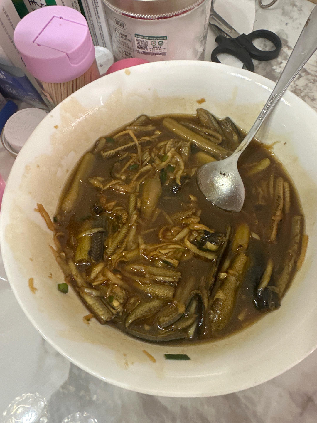 茭白炒鳝丝