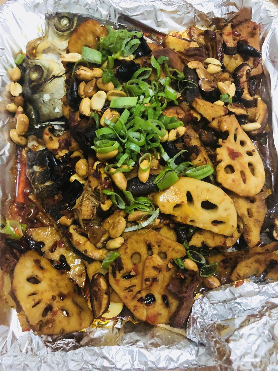 烤箱版 ～～  香辣烤鱼 ～～