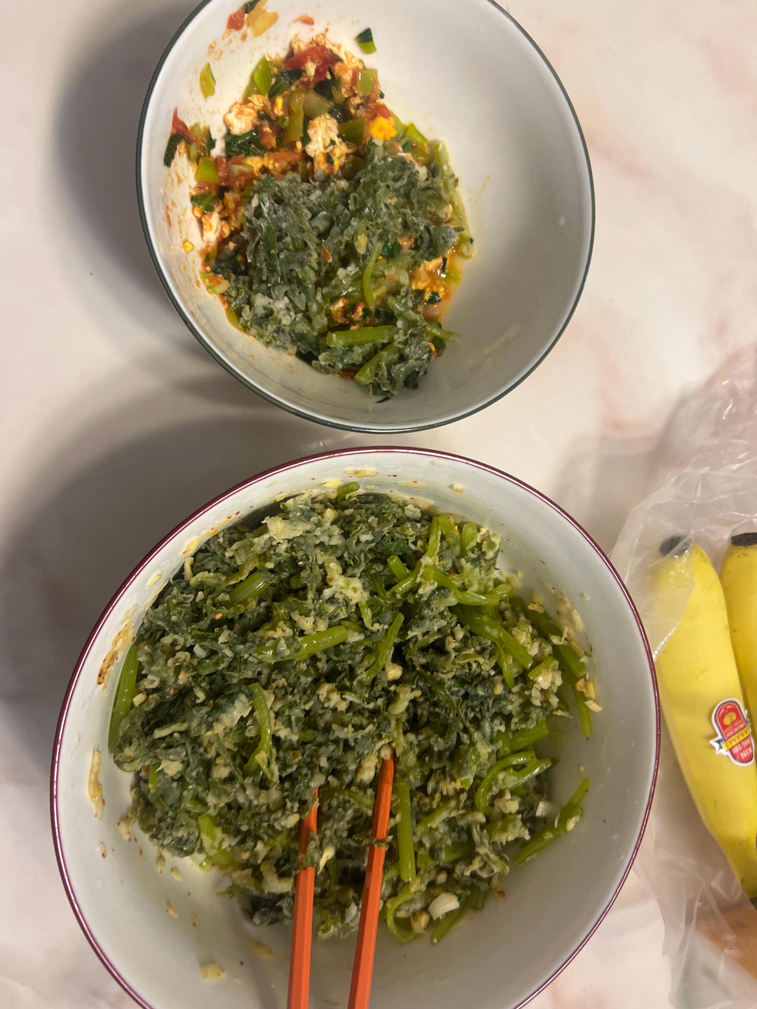 营养又简单～茼蒿麦饭