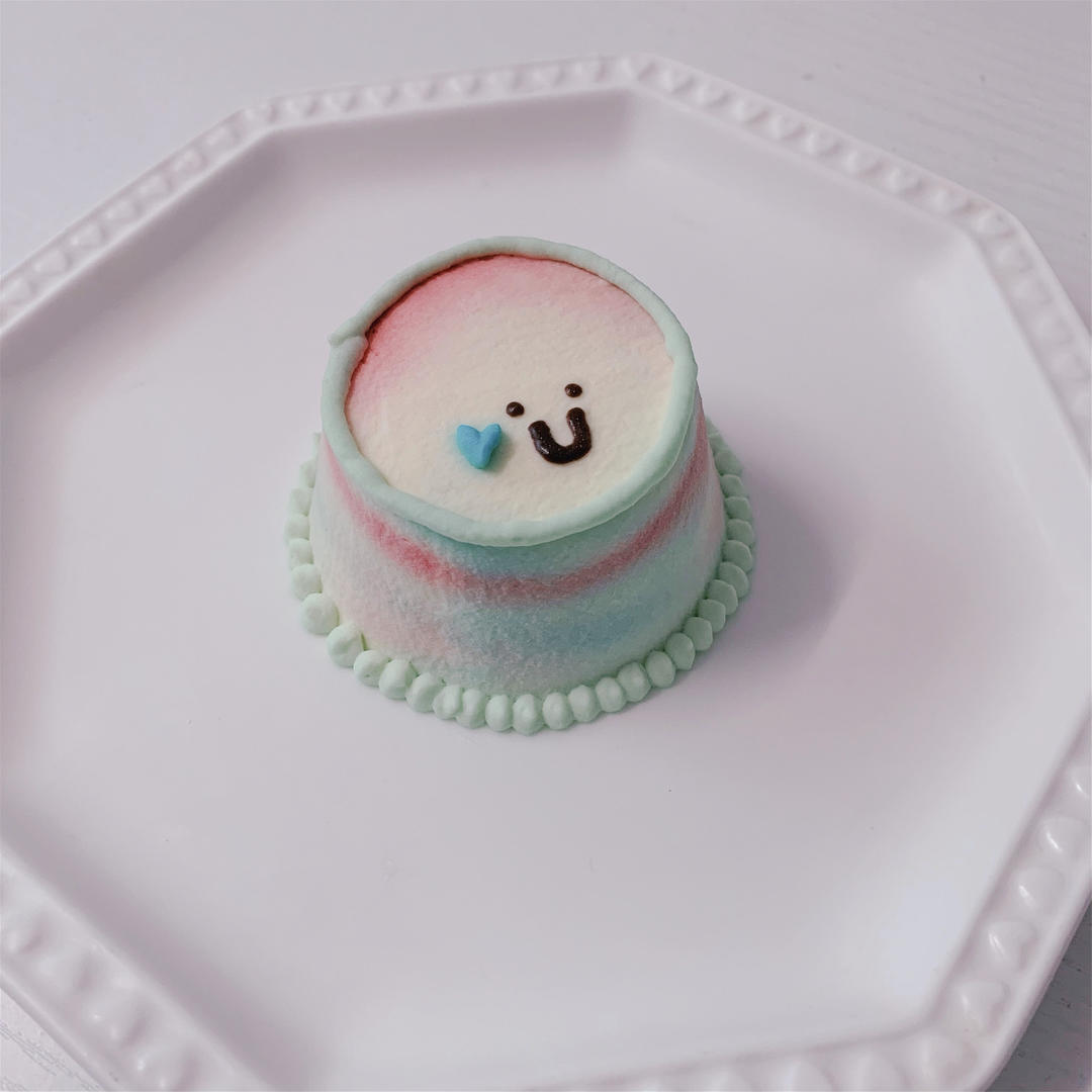 六寸红丝绒戚风（丝绒液版）