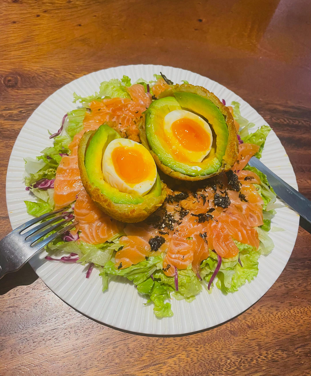 牛油果三文鱼苏格兰蛋的做法