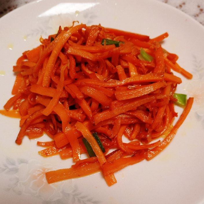 清炒胡萝卜