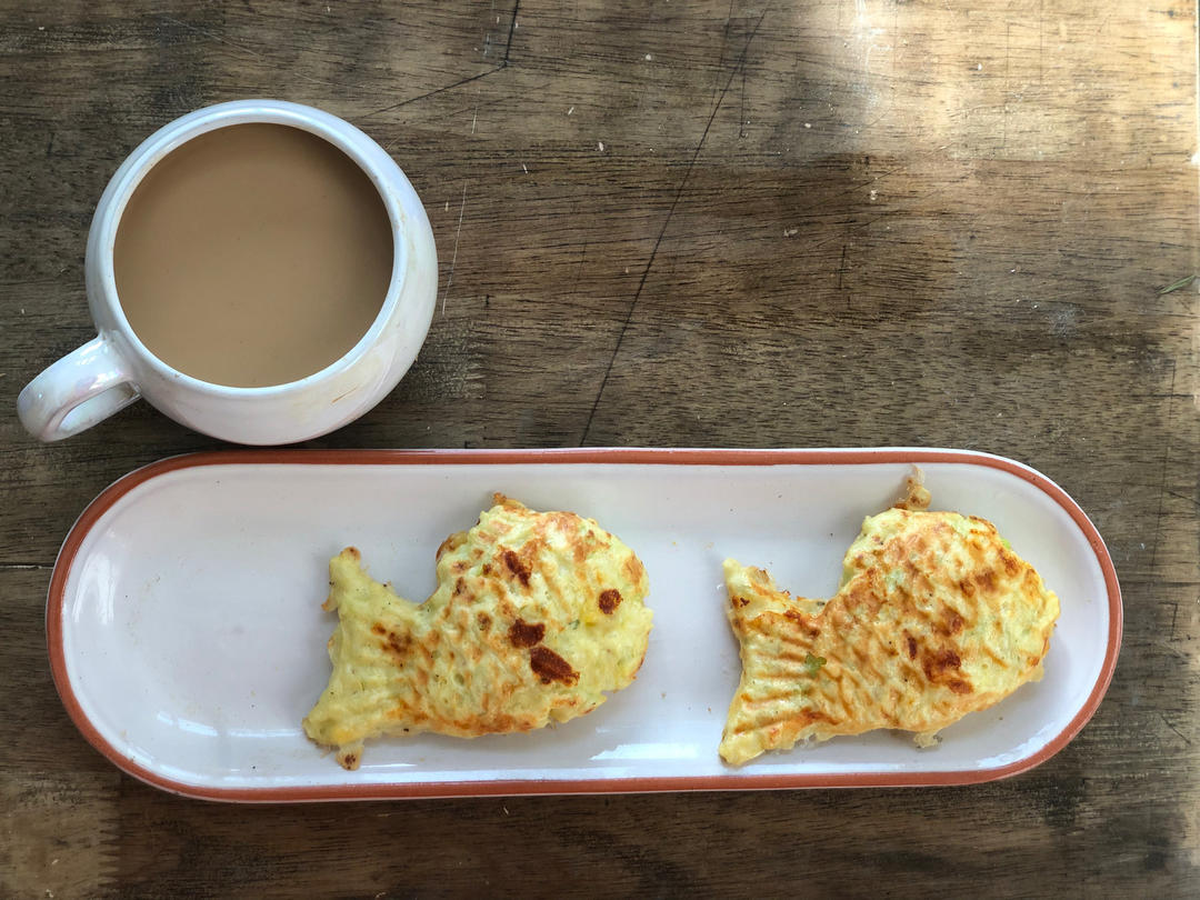 香死人不偿命的低碳低卡高纤菜花华夫饼low carb cauliflower waffles