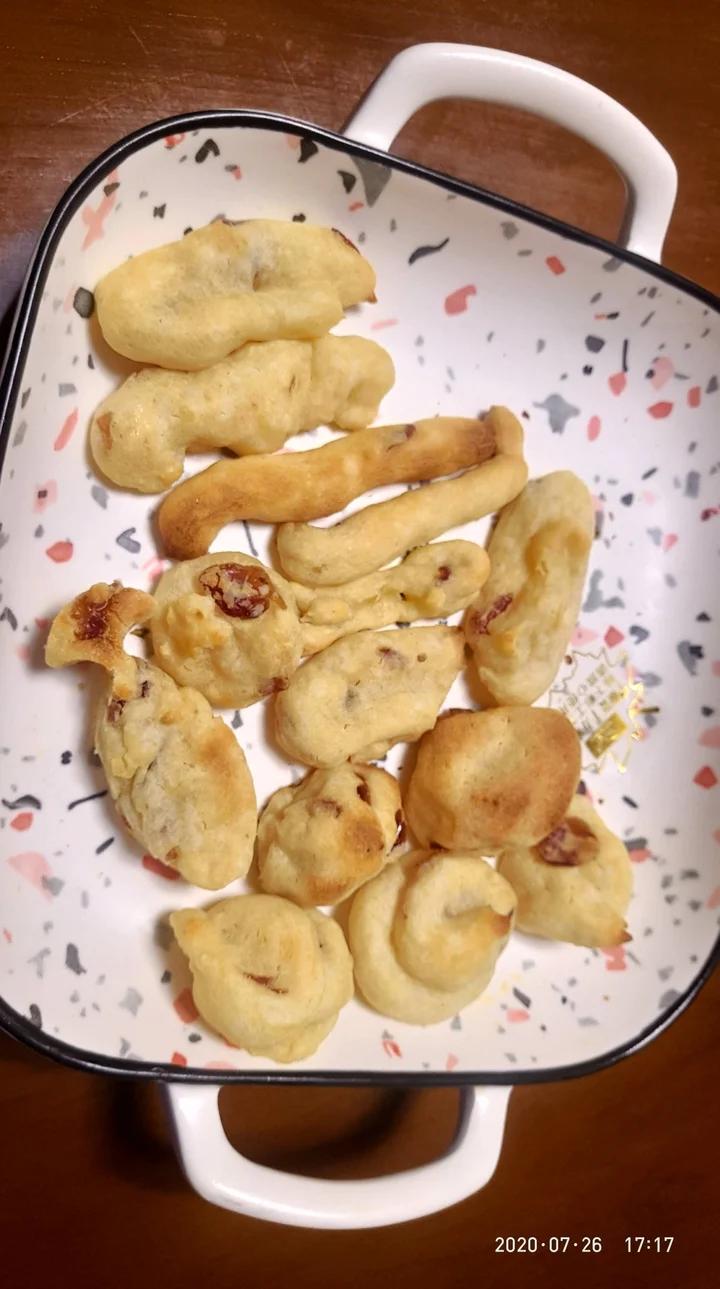 （无需预拌粉）少油零食：麻薯包